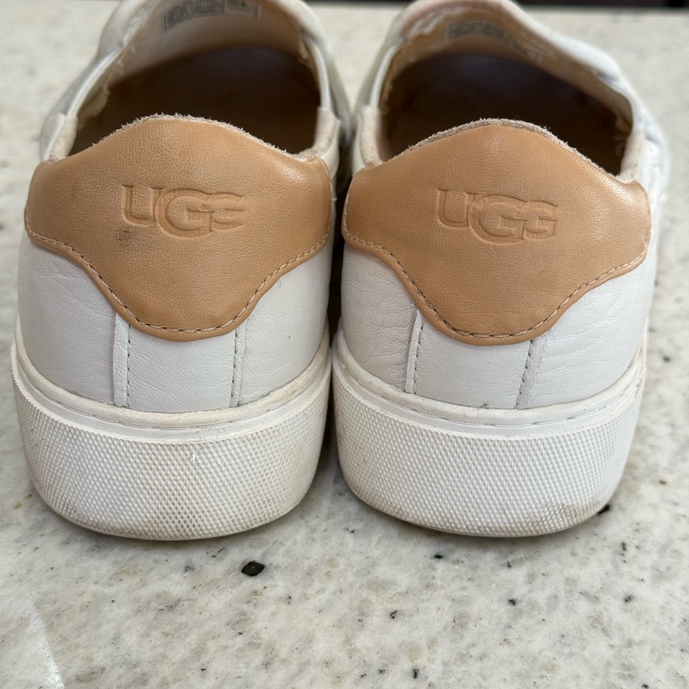 UGG Cream and Tan Casual Sneakers